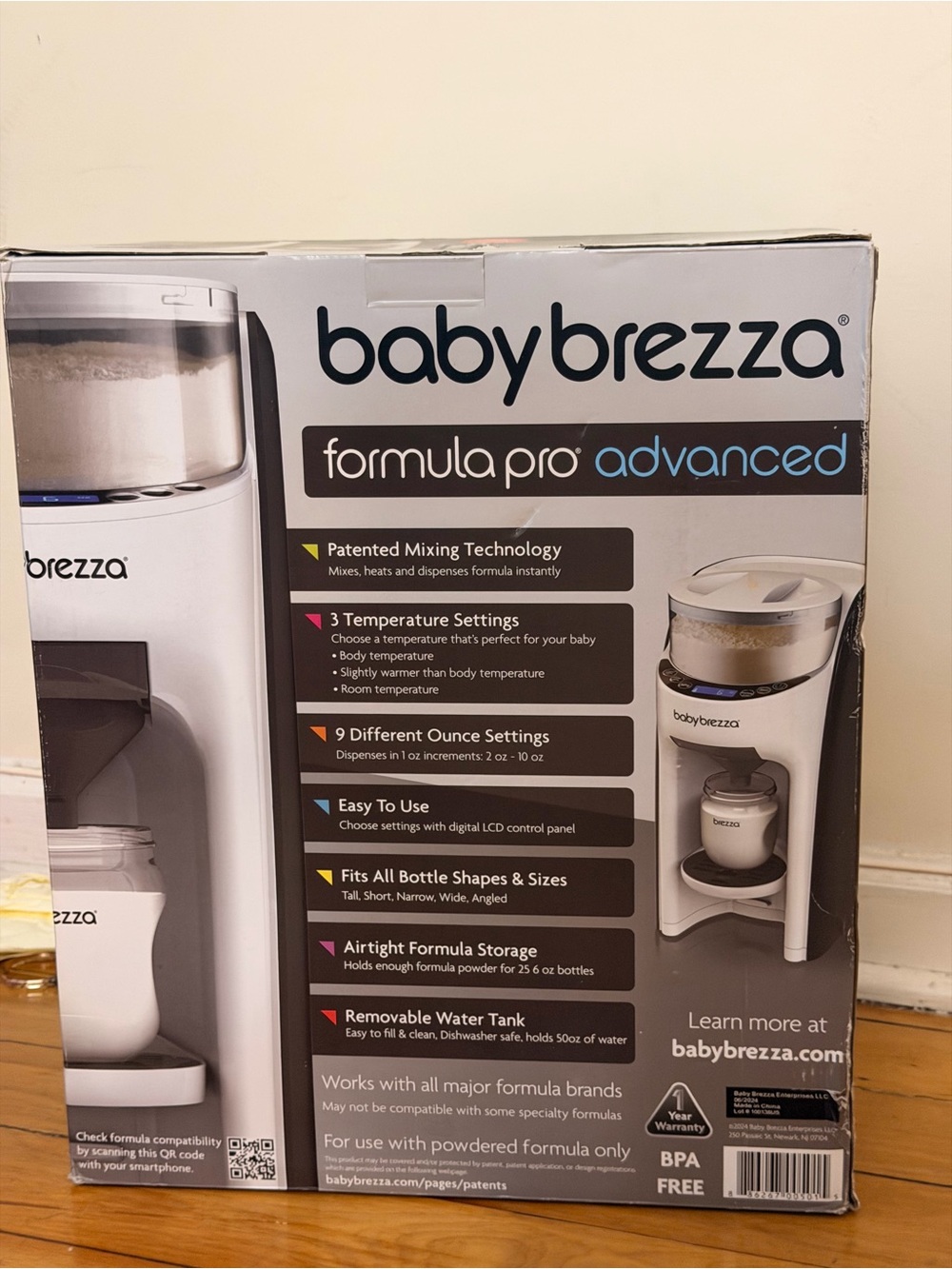 Baby Brezza Formula Pro Advanced - White